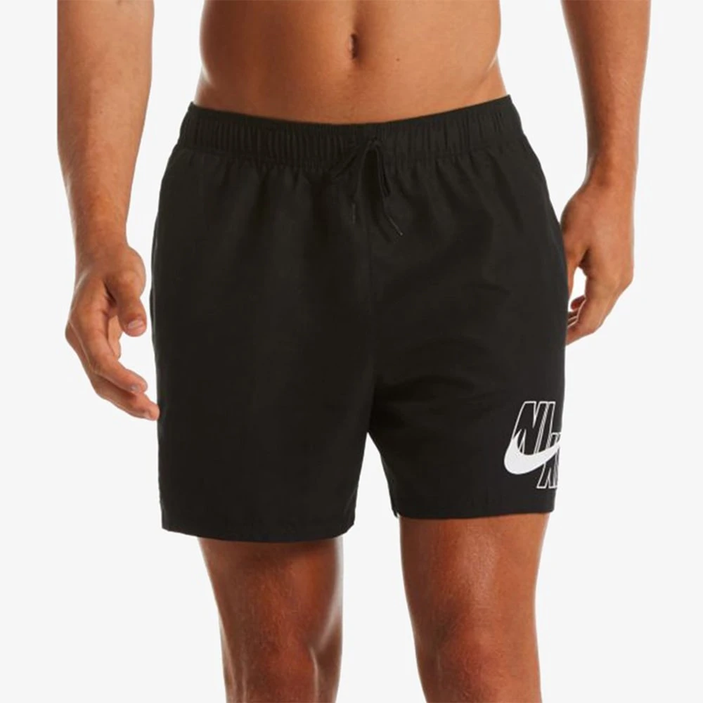 МЪЖКИ ПЛУВНИ ШОРТИ NIKE 5IN VOLLEY SHORT BLACK - lotus-sport.bg