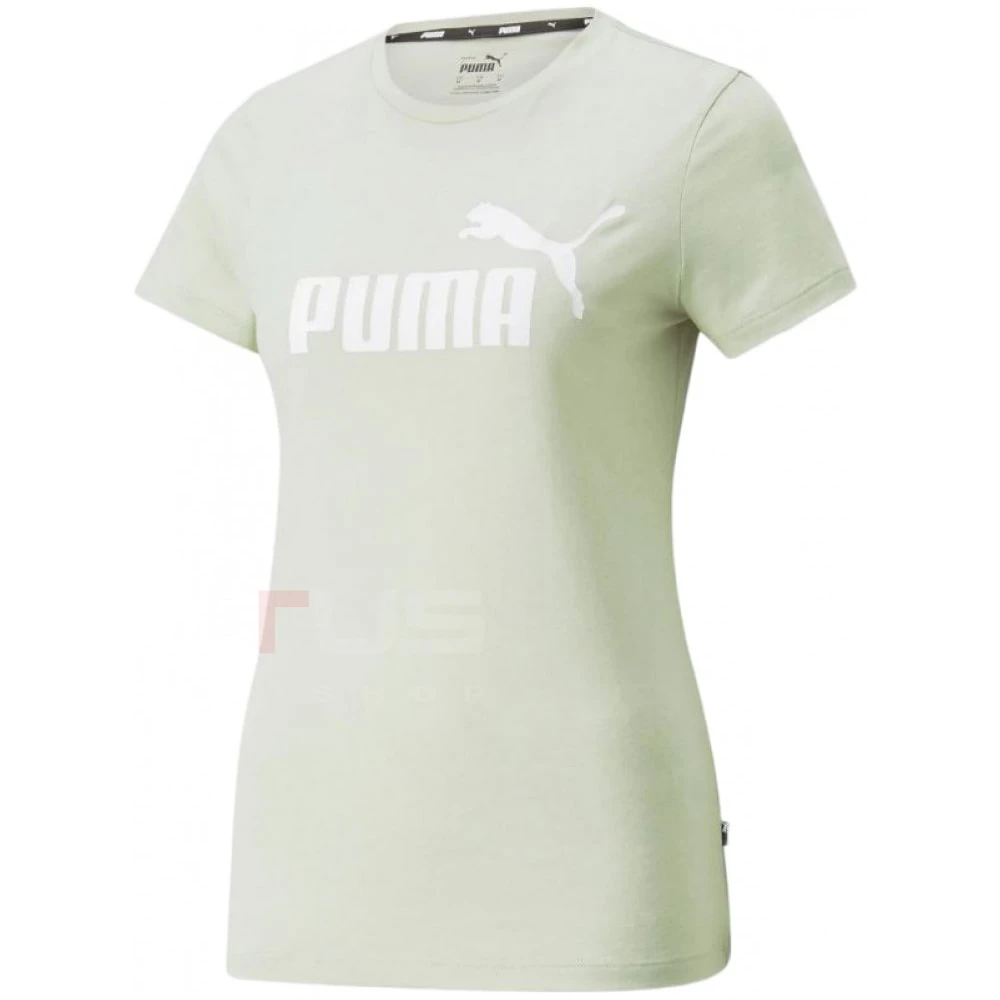 ДАМСКА ТЕНИСКА PUMA ESS LOGO HEATHER TEE MOSS - lotus-sport.bg
