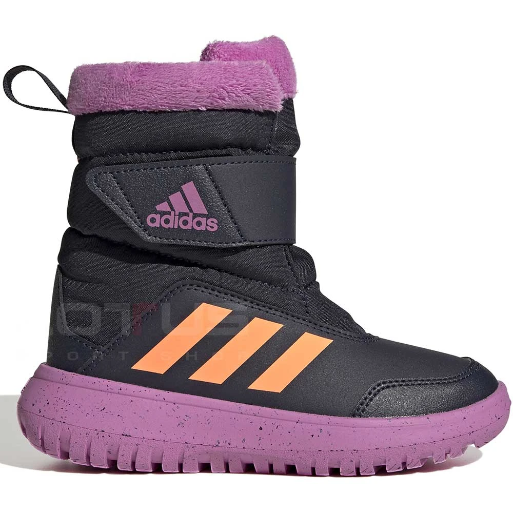 ДЕТСКИ БОТУШИ ЗА МОМИЧЕ ADIDAS WINTERPLAY C INK/LILAC - lotus-sport.bg