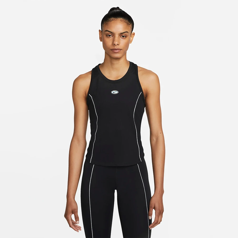 ДАМСКИ ПОТНИК NIKE ONE DF TANK NOVELTY BLACK - lotus-sport.bg