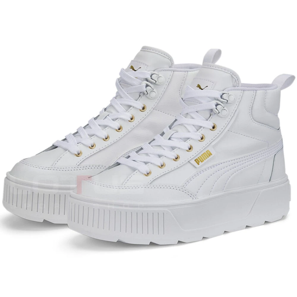 ДАМСКИ ОБУВКИ PUMA KARMEN MID WHITE - lotus-sport.bg