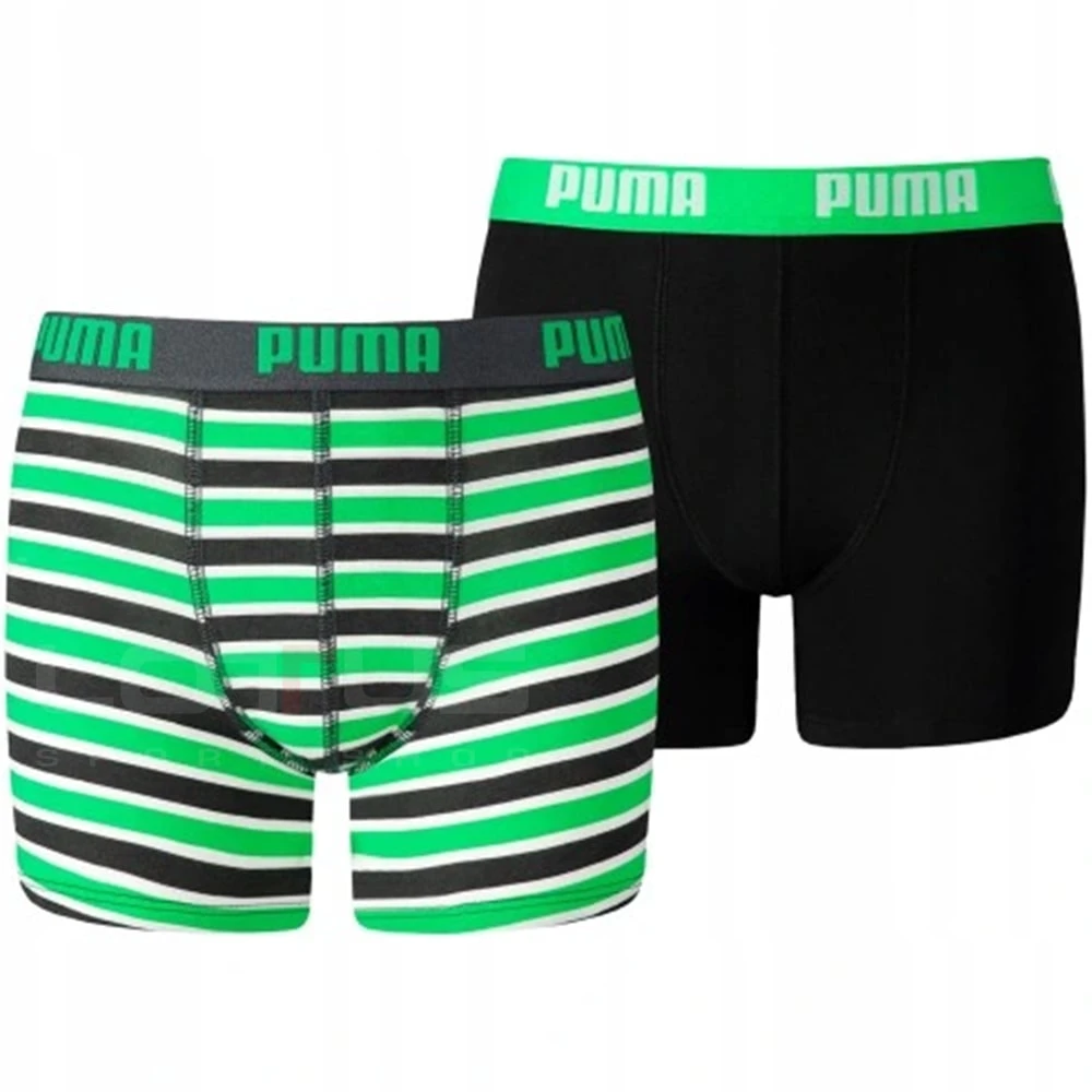 ДЕТСКИ БОКСЕР PUMA BASIC BOXER PRINTE BOXER GREEN - lotus-sport.bg
