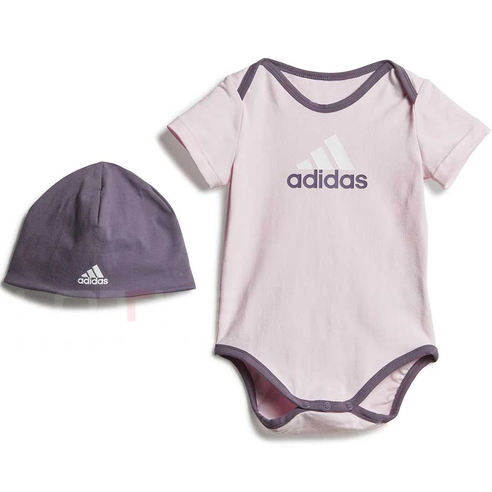 БЕБЕШКИ КОМПЛЕКТ ЗА МОМИЧЕ ADIDAS I GIFT SET PINK/VIOLET - lotus-sport.bg