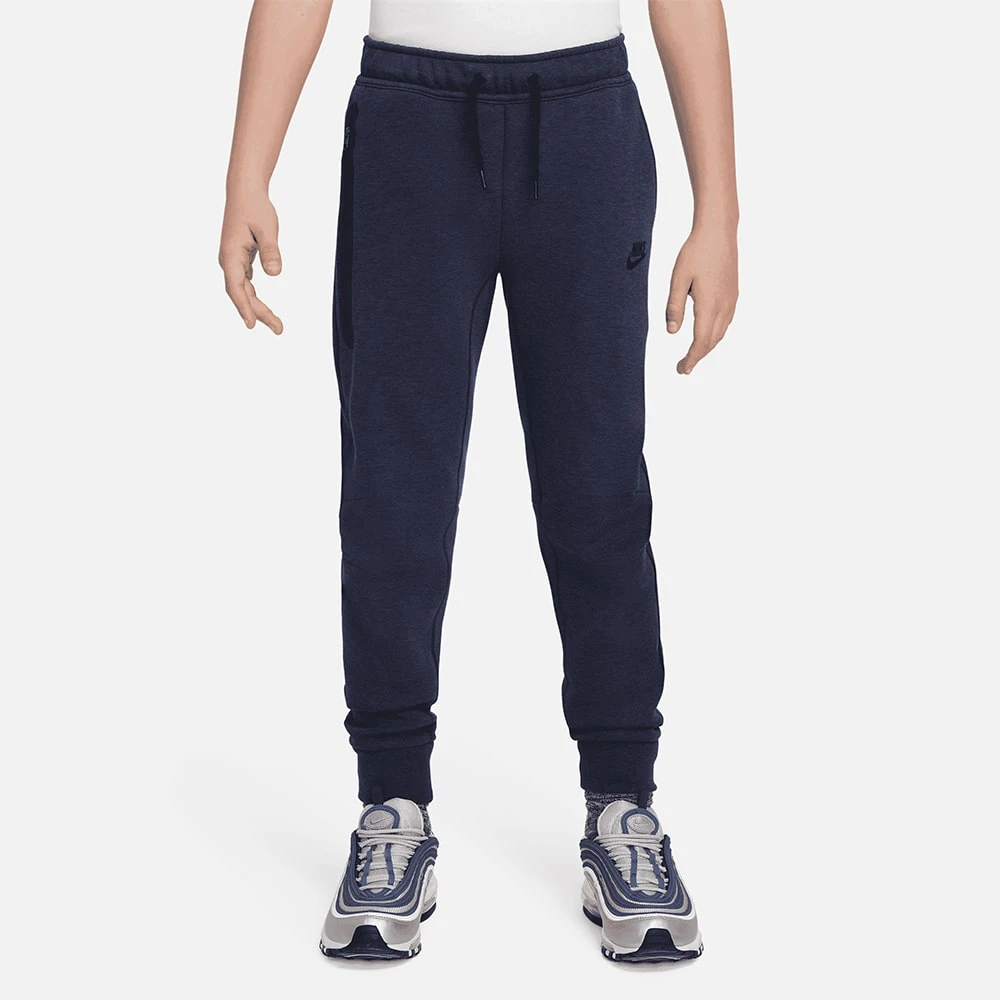 ДЕТСКО ДОЛНИЩЕ ЗА МОМЧЕ NIKE NSW TECH FLC PANT OBSIDIAN HTHR - lotus-sport.bg