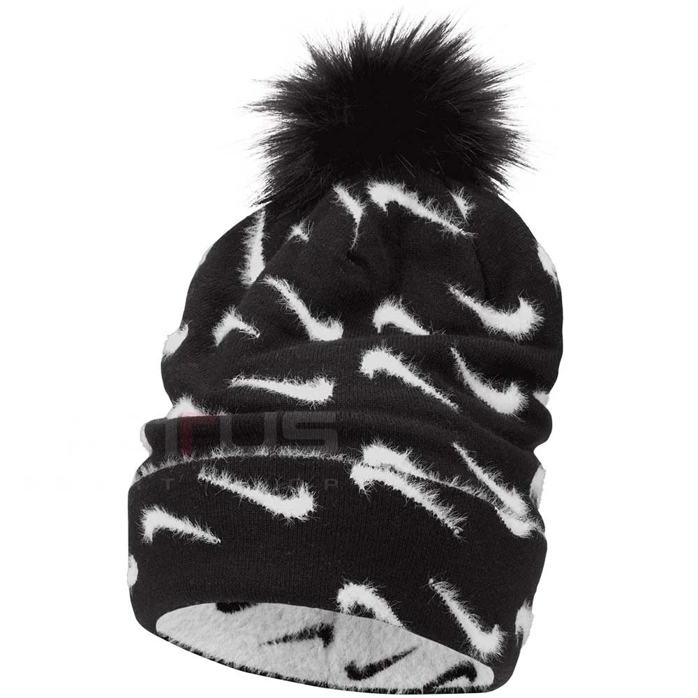 ДЕТСКА ШАПКА NIKE PEAK BEANIE POM BLACK - lotus-sport.bg