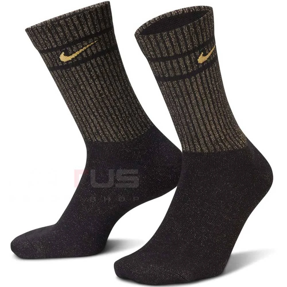 ЧОРАПИ NIKE ED ESS CRW 1PR 144 MTLC BLACK - lotus-sport.bg