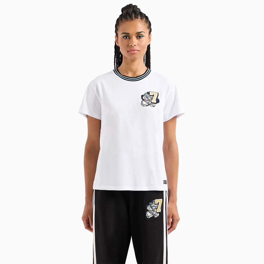 ДАМСКА ТЕНИСКА EA7 EMPORIO ARMANI 3DTT11 TRAIN 20TH YEAR ANNIVERSARY W TEE SS БЯЛА - lotus-sport.bg