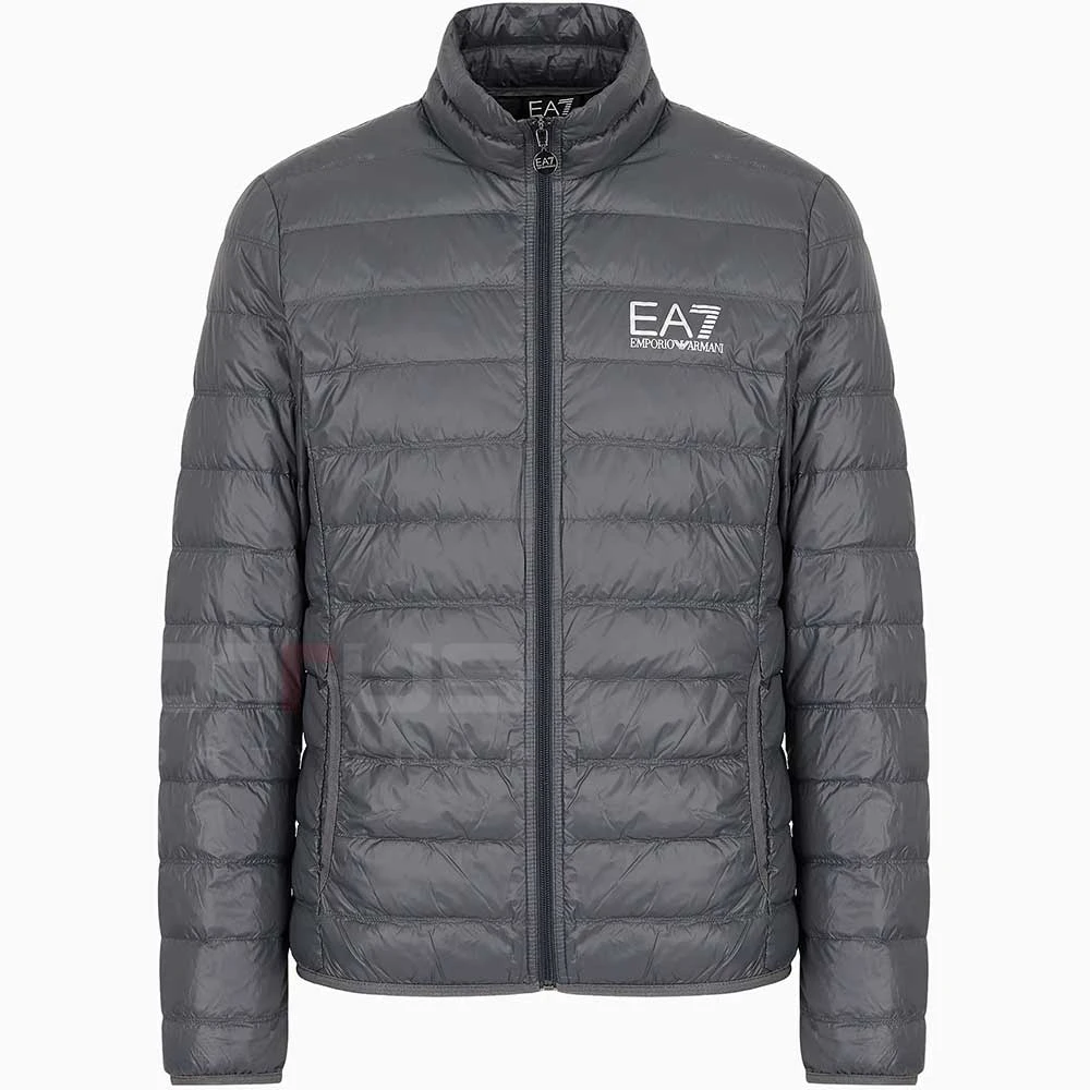 МЪЖКО ЯКЕ EA7 EMPORIO ARMANI 8NPB01 TRAIN CORE ID M DOWN LIGHT JACKET СИВО - lotus-sport.bg