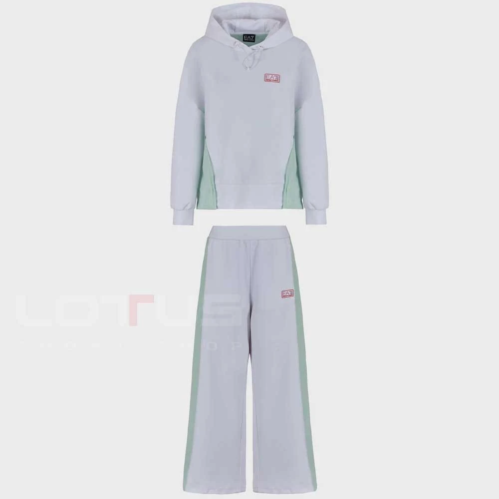 ДАМСКИ СПОРТЕН ЕКИП EA7 EMPORIO ARMANI 3DTV58 TRAIN TRACKSUIT W HO RN OH CONTEMPORARY SPORT БЯЛ/ЗЕЛЕН - lotus-sport.bg