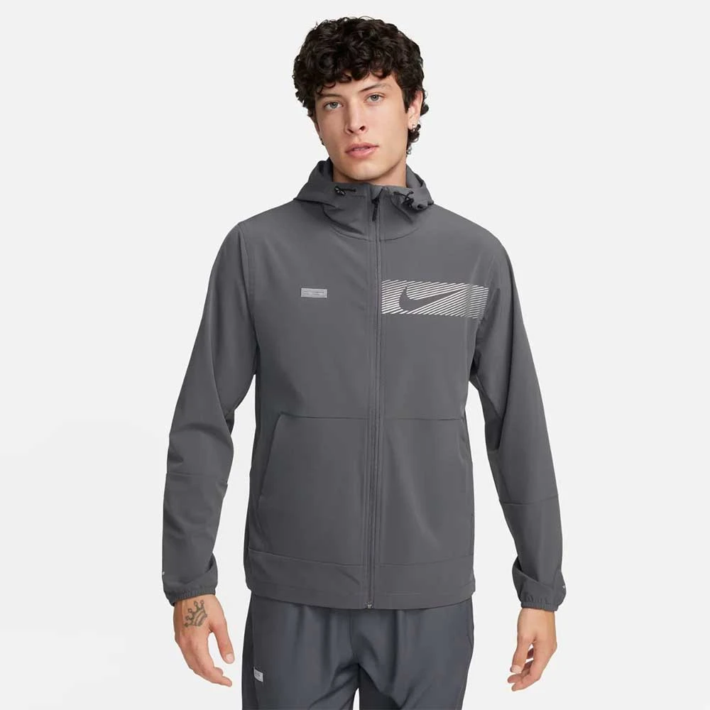МЪЖКО ГОРНИЩЕ NIKE RPL FLSH UNLIMITED HD JKT СИВО - lotus-sport.bg