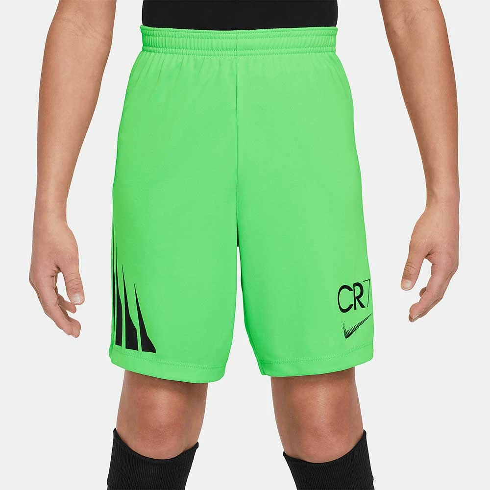 ДЕТСКИ КЪСИ ПАНТАЛОНИ ЗА МОМЧЕ NIKE CR7 K DF ACD23 SHORT K ЗЕЛЕНИ - lotus-sport.bg