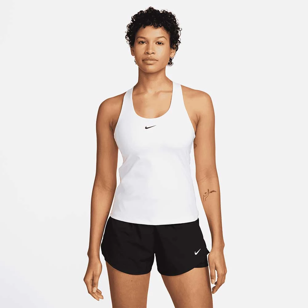 ДАМСКИ ПОТНИК NIKE DF SWOOSH BRA TANK БЯЛ - lotus-sport.bg