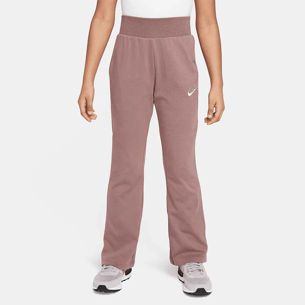 ДЕТСКО ДОЛНИЩЕ ЗА МОМИЧЕ NIKE NSW FLARE PANT JSY LBR БЛЕДОКАФЯВО - lotus-sport.bg