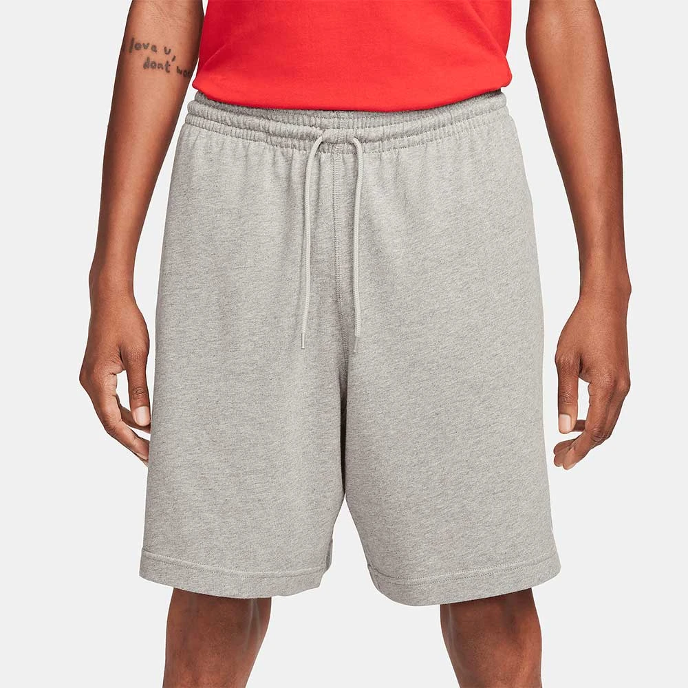 МЪЖКИ КЪСИ ПАНТАЛОНИ NIKE CLUB KNIT SHORT СИВИ - lotus-sport.bg