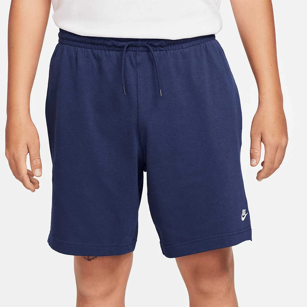 МЪЖКИ КЪСИ ПАНТАЛОНИ NIKE CLUB KNIT SHORT ТЪМНОСИНИ - lotus-sport.bg