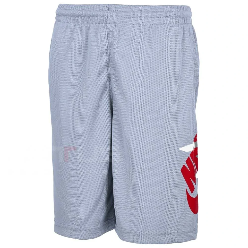 ДЕТСКИ КЪСИ ПАНТАЛОНИ ЗА МОМЧЕ NIKE SLIDER SHORT СИВО-СИНИ - lotus-sport.bg