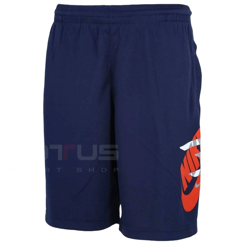 ДЕТСКИ КЪСИ ПАНТАЛОНИ ЗА МОМЧЕ NIKE SLIDER SHORT ТЪМНОСИНИ - lotus-sport.bg