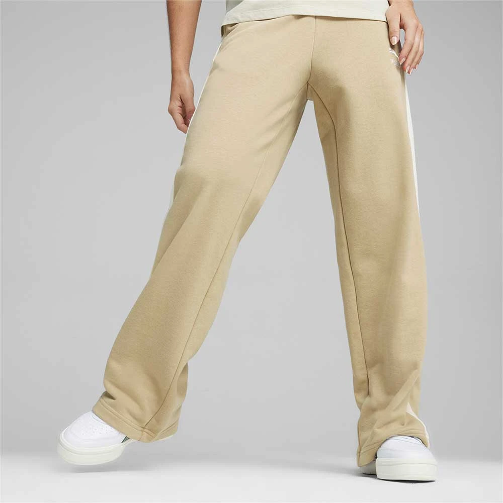 ДАМСКО ДОЛНИЩЕ PUMA 62541183 ICONIC T7 STRAIGHT LEG TRACK PANTS TR БЕЖОВО - lotus-sport.bg