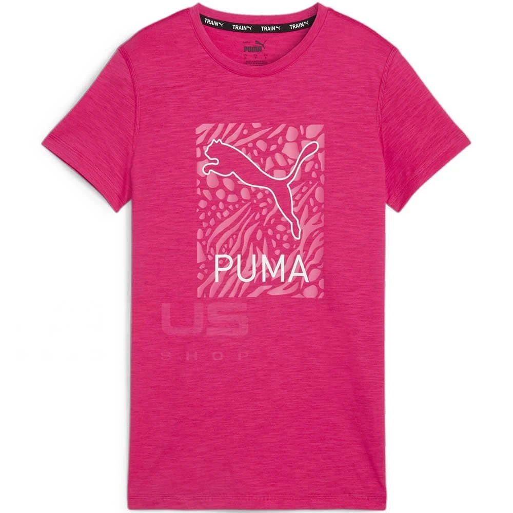ДАМСКА ТЕНИСКА PUMA 52511448 WOMEN’S GRAPHIC SCRIPT TEE РОЗОВА - lotus-sport.bg