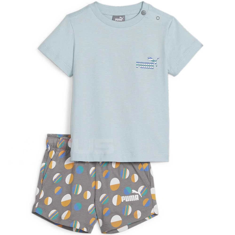 БЕБЕШКИ СПОРТЕН ЕКИП ЗА МОМЧЕ PUMA 67928122 ESS+ SUMMER CAMP INFANTS SET JS ТЮРКОАЗЕН - lotus-sport.bg
