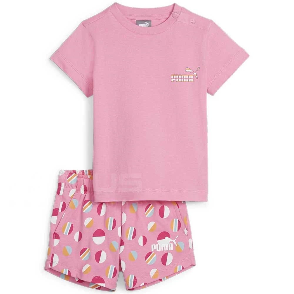 БЕБЕШКИ СПОРТЕН ЕКИП ЗА МОМИЧЕ PUMA 67928128 ESS+ SUMMER CAMP INFANTS SET JS РОЗОВ - lotus-sport.bg