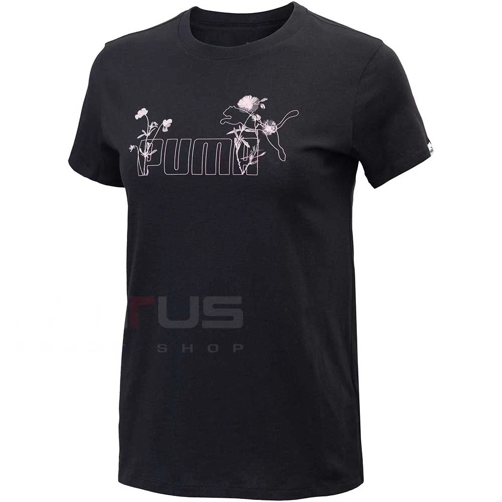 ДАМСКА ТЕНИСКА PUMA 68009601 SPRING IS IN THE AIR TEE ЧЕРНА - lotus-sport.bg