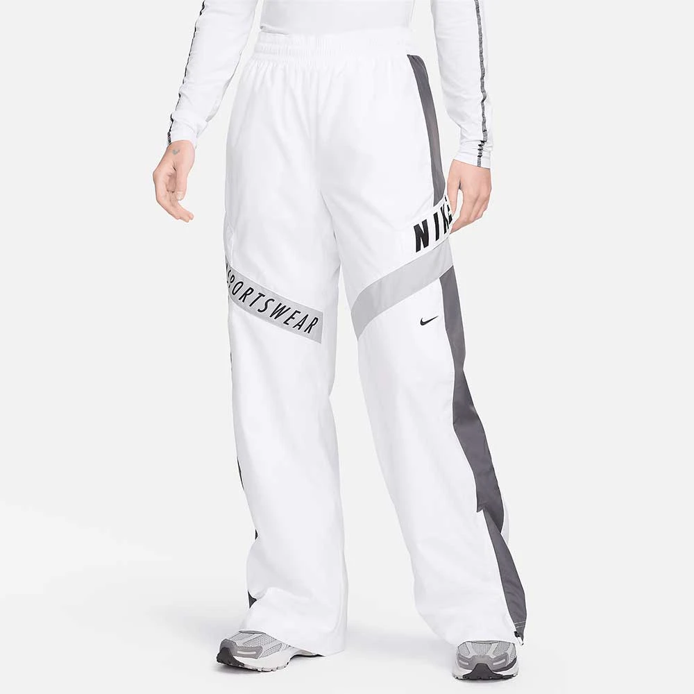 ДАМСКО ДОЛНИЩЕ NIKE NSW WVN OS PANT HR SW БЯЛО - lotus-sport.bg