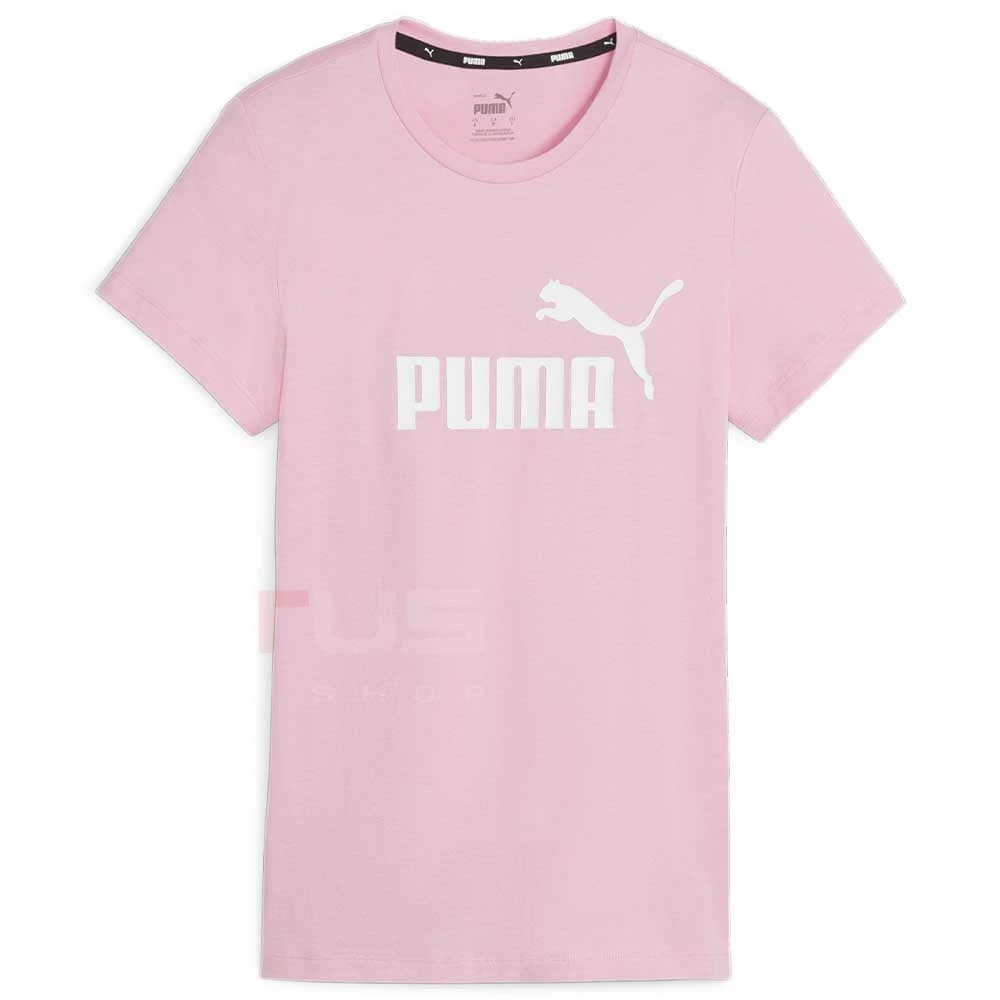 ДАМСКА ТЕНИСКА PUMA 58677531 ESS LOGO TEE S РОЗОВА - lotus-sport.bg