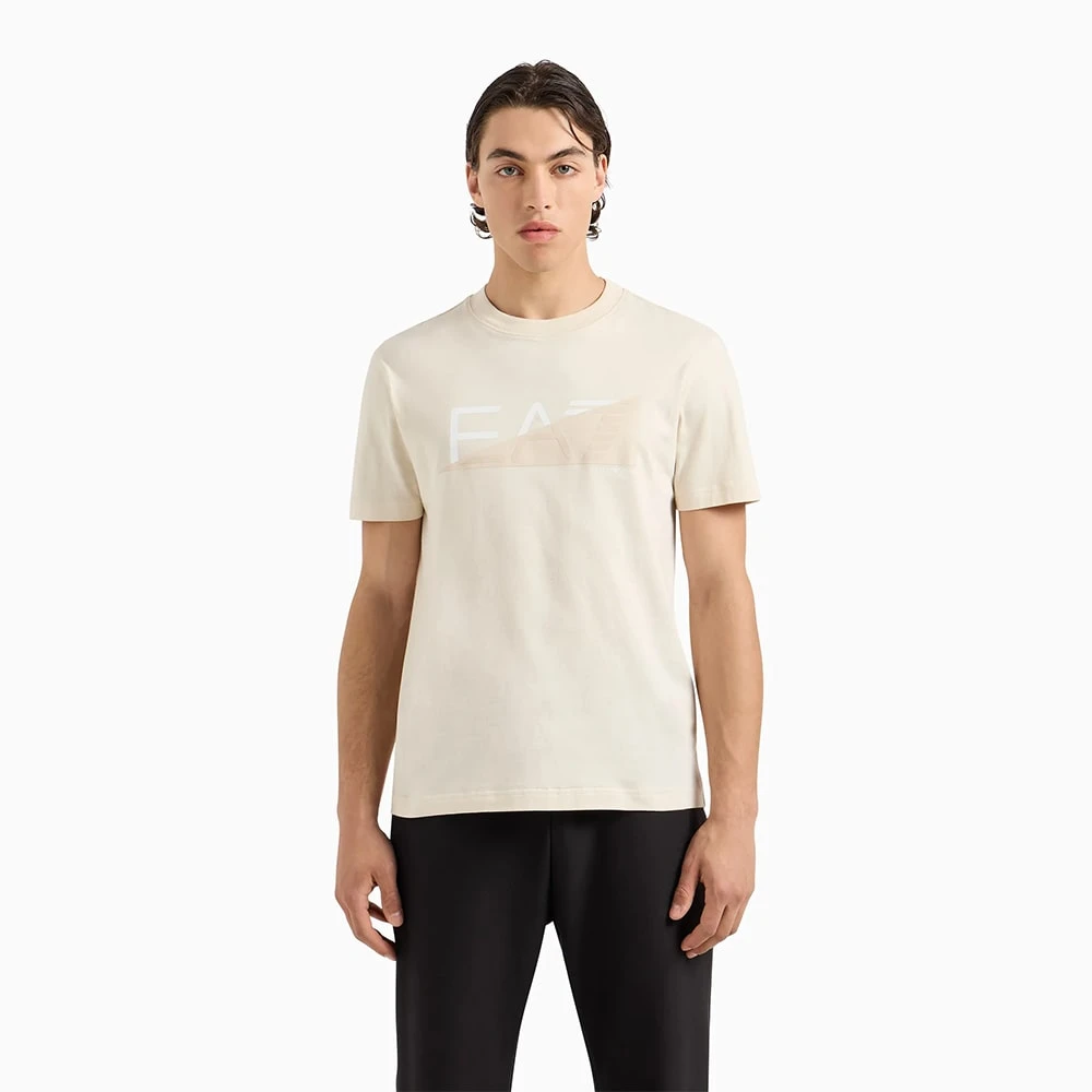 МЪЖКА ТЕНИСКА EA7 EMPORIO ARMANI 7M000002-U1072 TRAIN GRAPHIC SERIES M TEE SS SPONGE БЕЖОВА - lotus-sport.bg