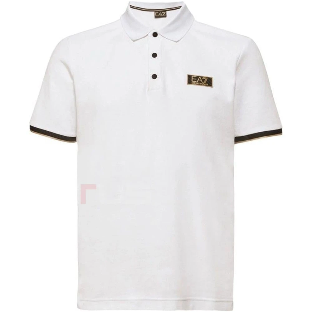 МЪЖКА ТЕНИСКА EA7 EMPORIO ARMANI 7M000022-U0002 TRAIN GOLD LABEL M POLO PIMA PQ БЯЛА - lotus-sport.bg