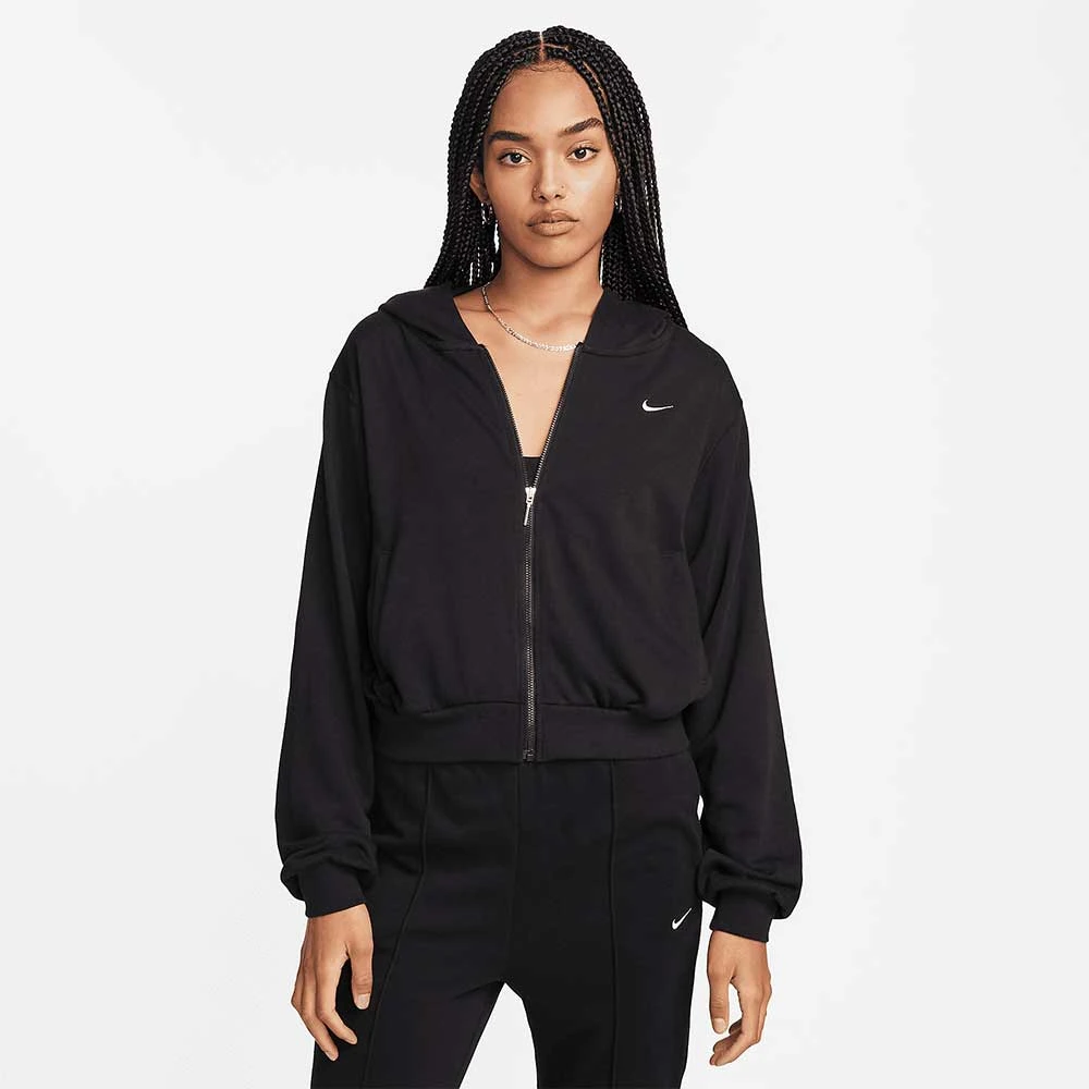 ДАМСКО ГОРНИЩЕ NIKE FN2415-010 NSW NK CHLL FT FZ HDY ЧЕРНО - lotus-sport.bg