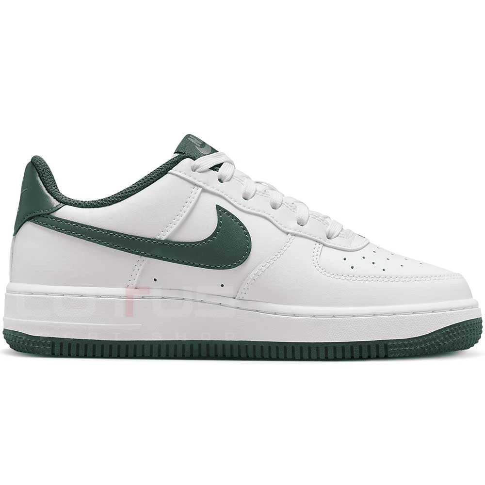 ДЕТСКИ ОБУВКИ NIKE FV5948-110 AIR FORCE 1 BG БЕЛИ/ЗЕЛЕНИ - lotus-sport.bg