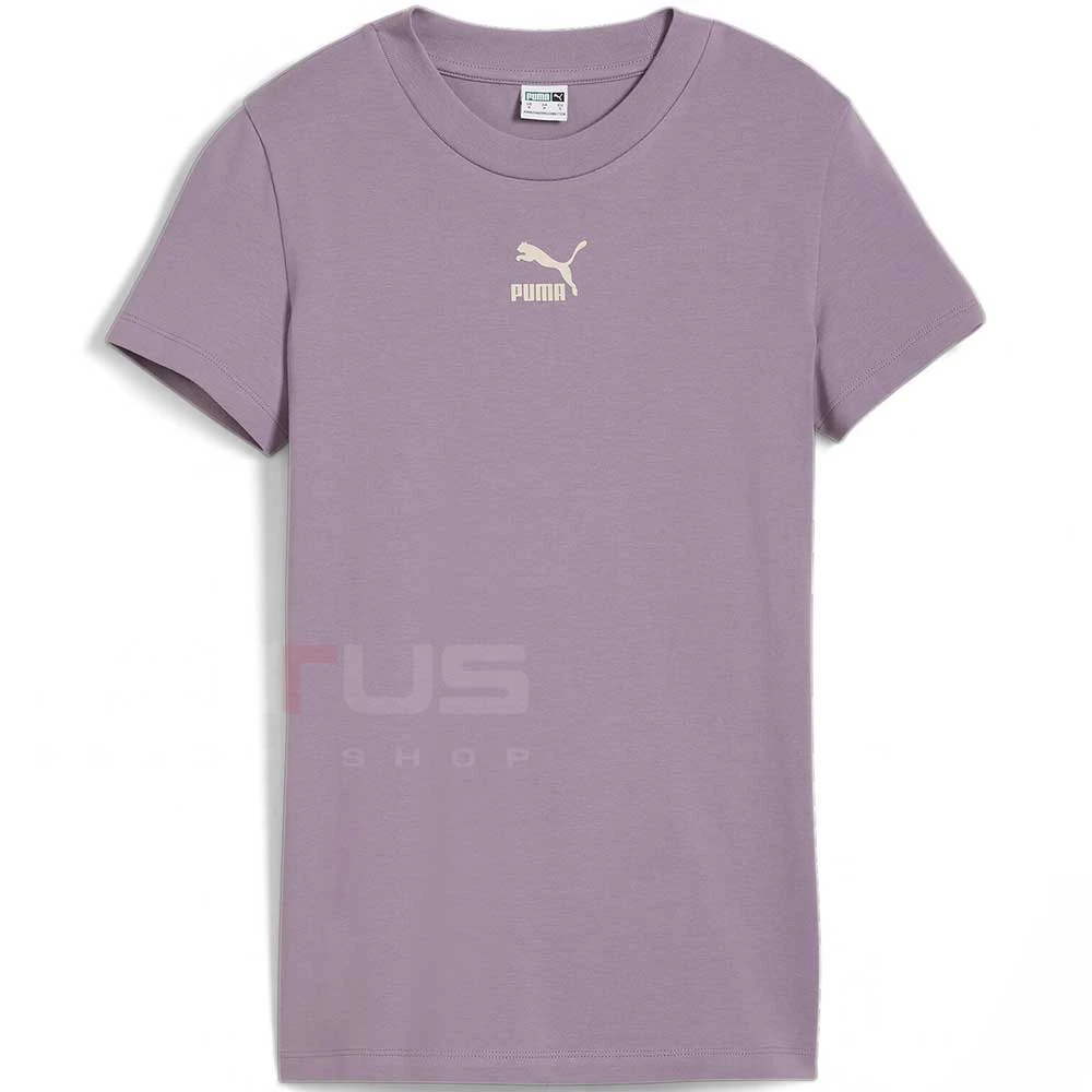 ДАМСКА ТЕНИСКА PUMA 53561030 CLASSICS SLIM TEE БЛЕДОЛИЛАВА - lotus-sport.bg