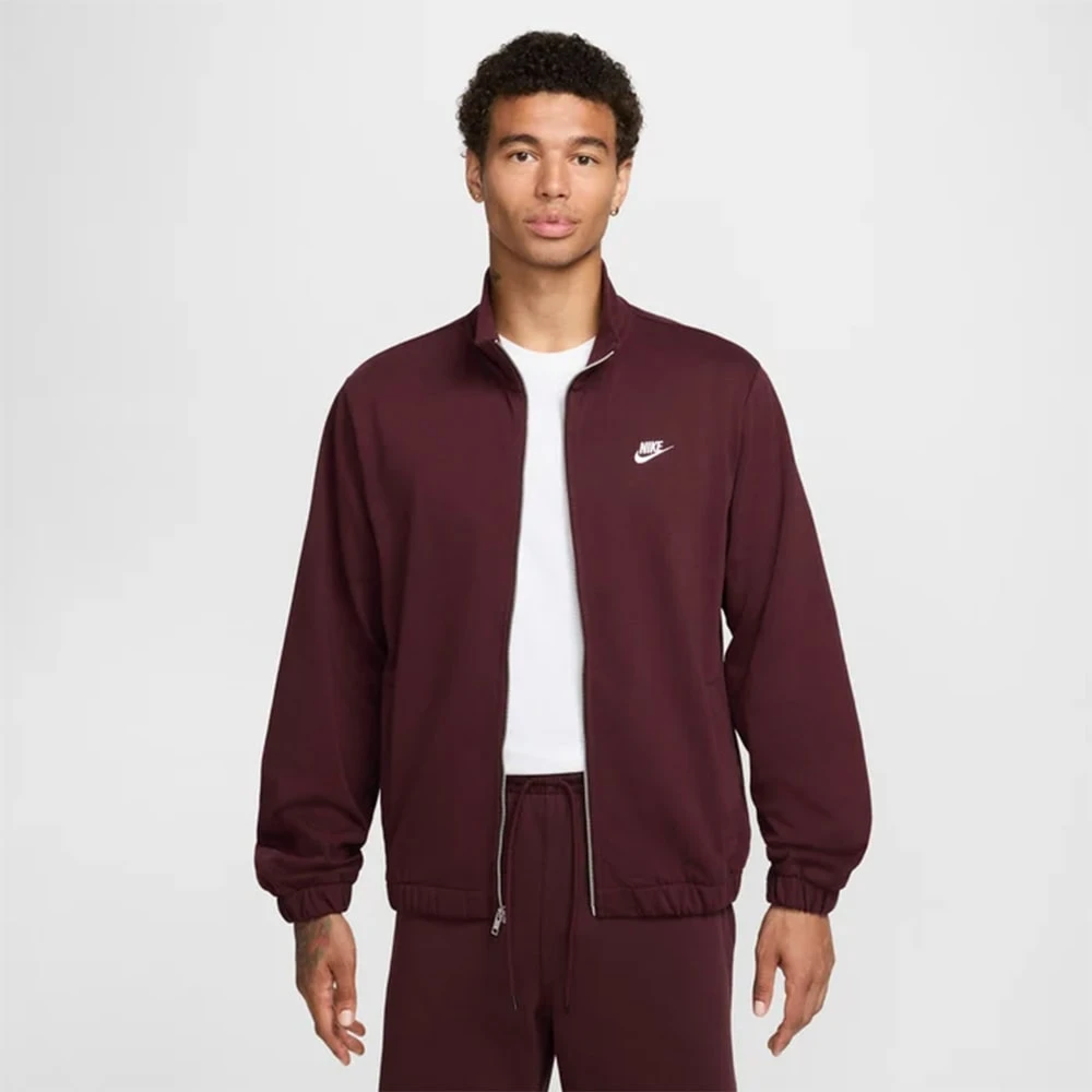 МЪЖКО ГОРНИЩЕ NIKE FQ3426-652 CLUB KNIT JKT БОРДО - lotus-sport.bg