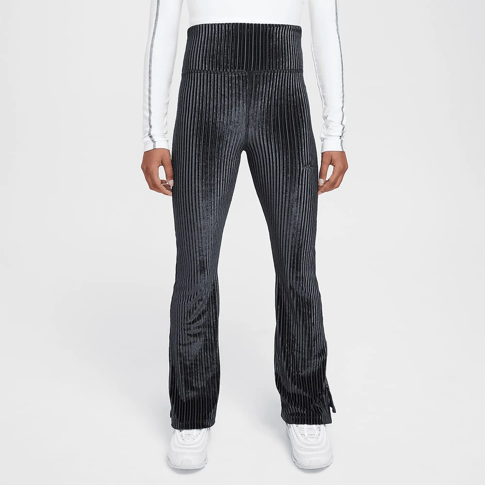 ДЕТСКИ КЛИН ЗА МОМИЧЕ NIKE HF4387-010 NSW TGHT FLARE COZY RIB ЧЕРЕН - lotus-sport.bg