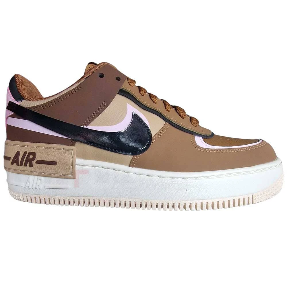 ДАМСКИ ОБУВКИ NIKE DZ1847-200 AF1 SHADOW КАФЯВИ - lotus-sport.bg