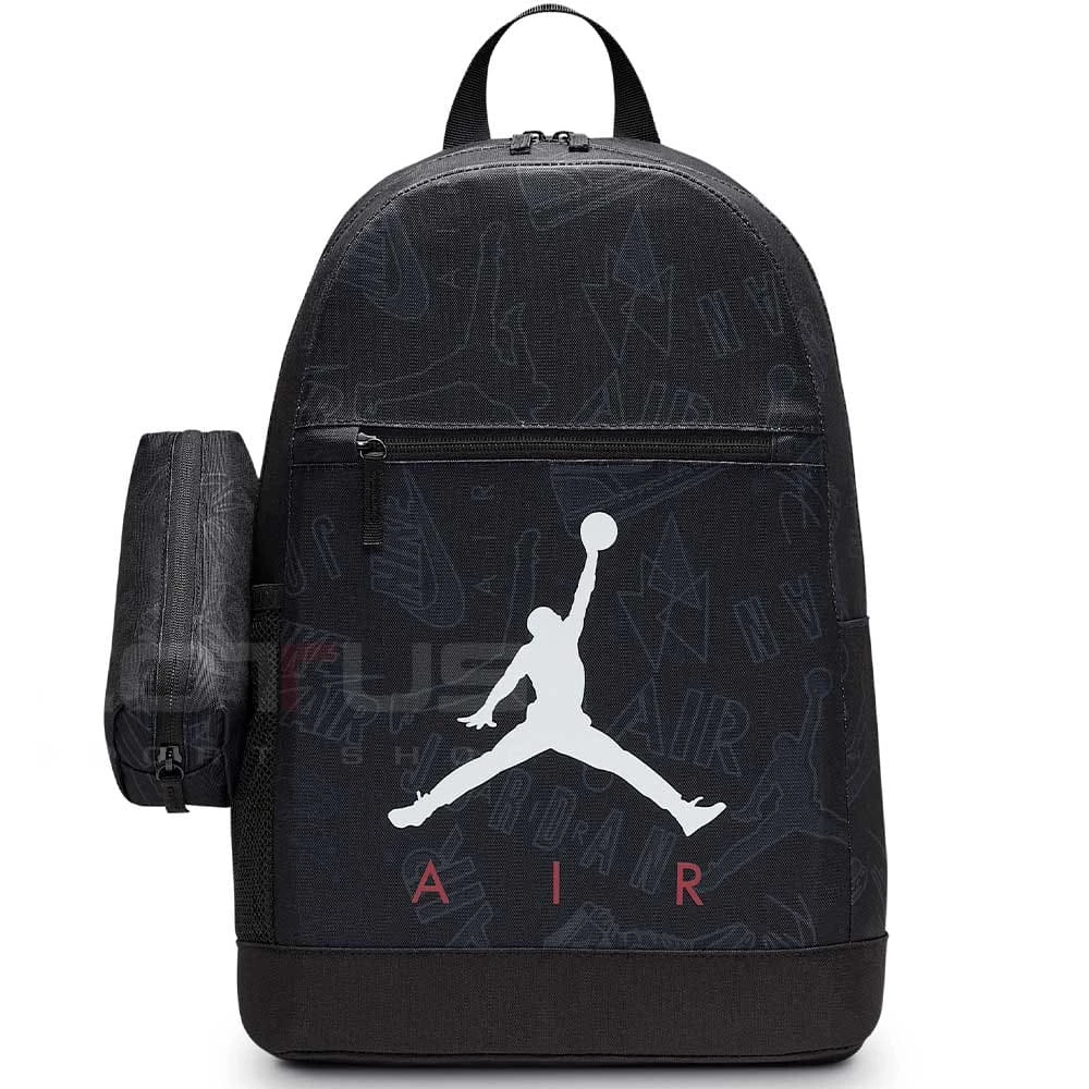 ДЕТСКА РАНИЦА NIKE 9B0503-KR5 JORDAN AIR SCHOOL BACKPACK СИВА/ЧЕРНА - lotus-sport.bg