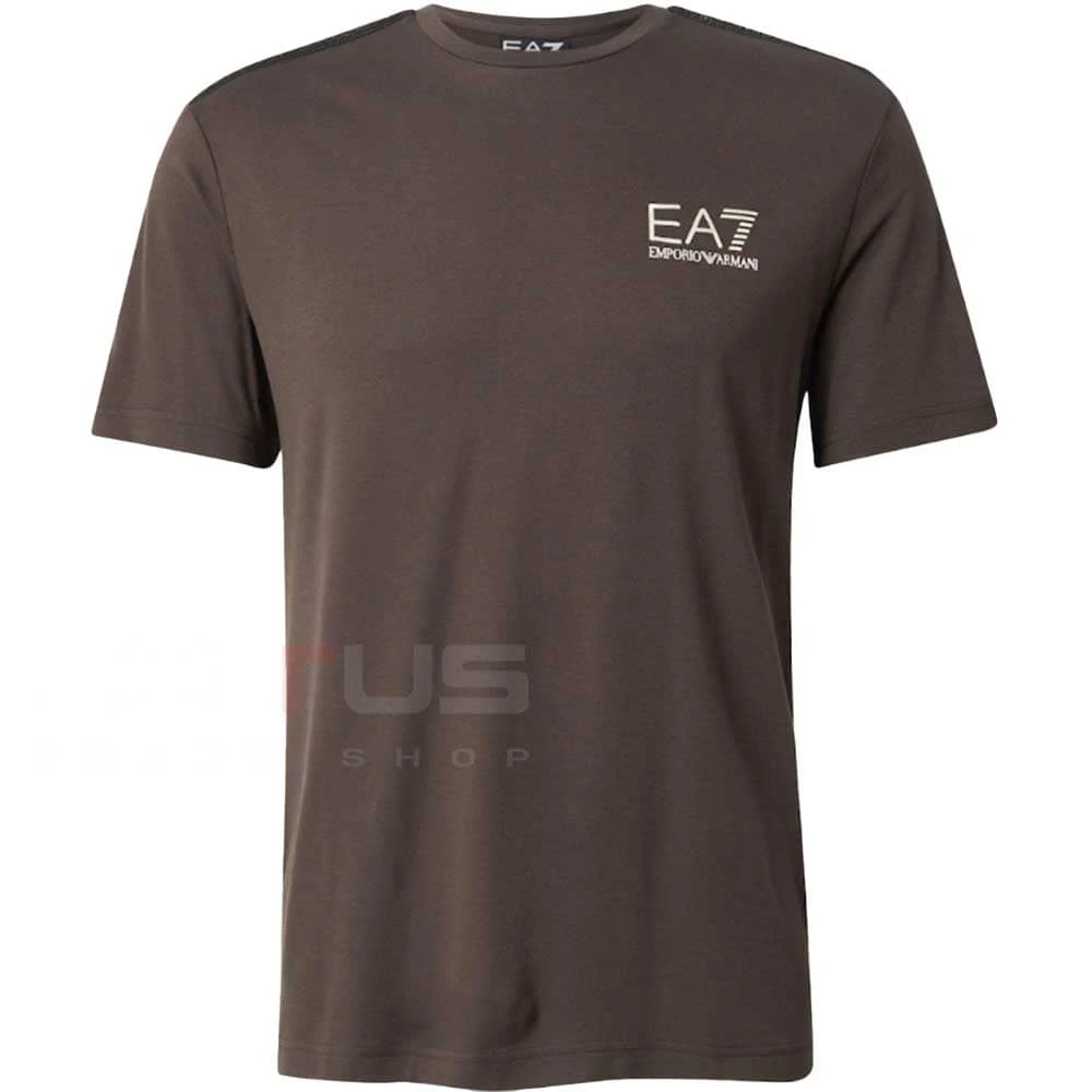 МЪЖКА ТЕНИСКА EA7 EMPORIO ARMANI 7M000299-U6139 GOLD LABEL M TEE SS PUNTO ROMA КАФЯВА - lotus-sport.bg