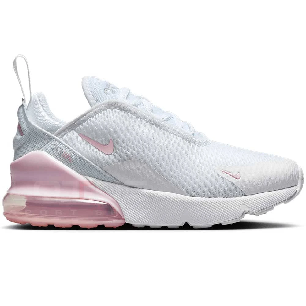 ДЕТСКИ МАРАТОНКИ ЗА МОМИЧЕ NIKE AO2372-122 AIR MAX 270 BP БЕЛИ/РОЗОВИ - lotus-sport.bg