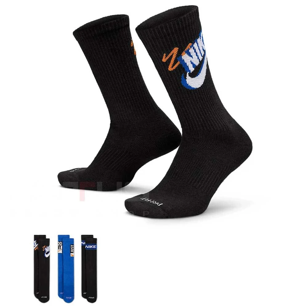 ЧОРАПИ NIKE HJ9339-902 ED PLS CREW 3PR SPORT 144 ЧЕРНИ - lotus-sport.bg