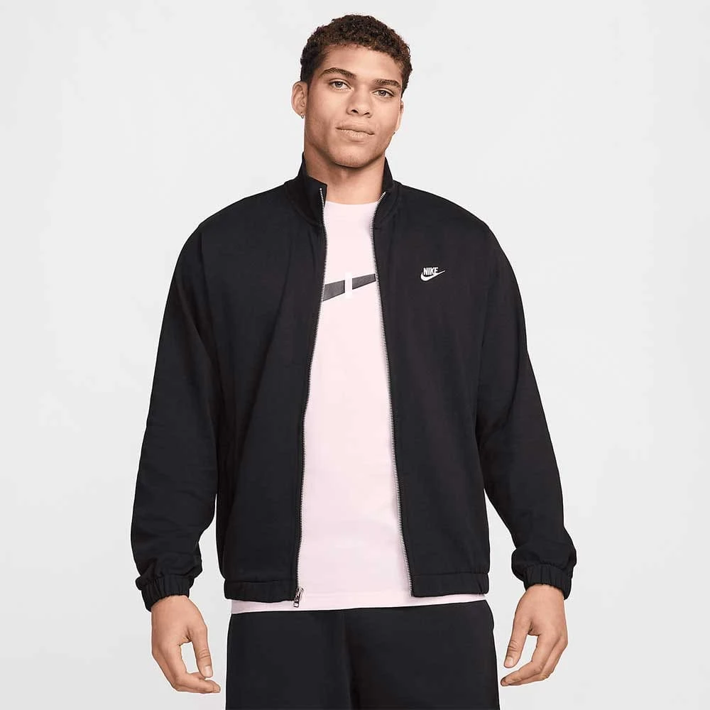 МЪЖКО ГОРНИЩЕ NIKE FQ3426-010 CLUB KNIT JKT ЧЕРНО - lotus-sport.bg