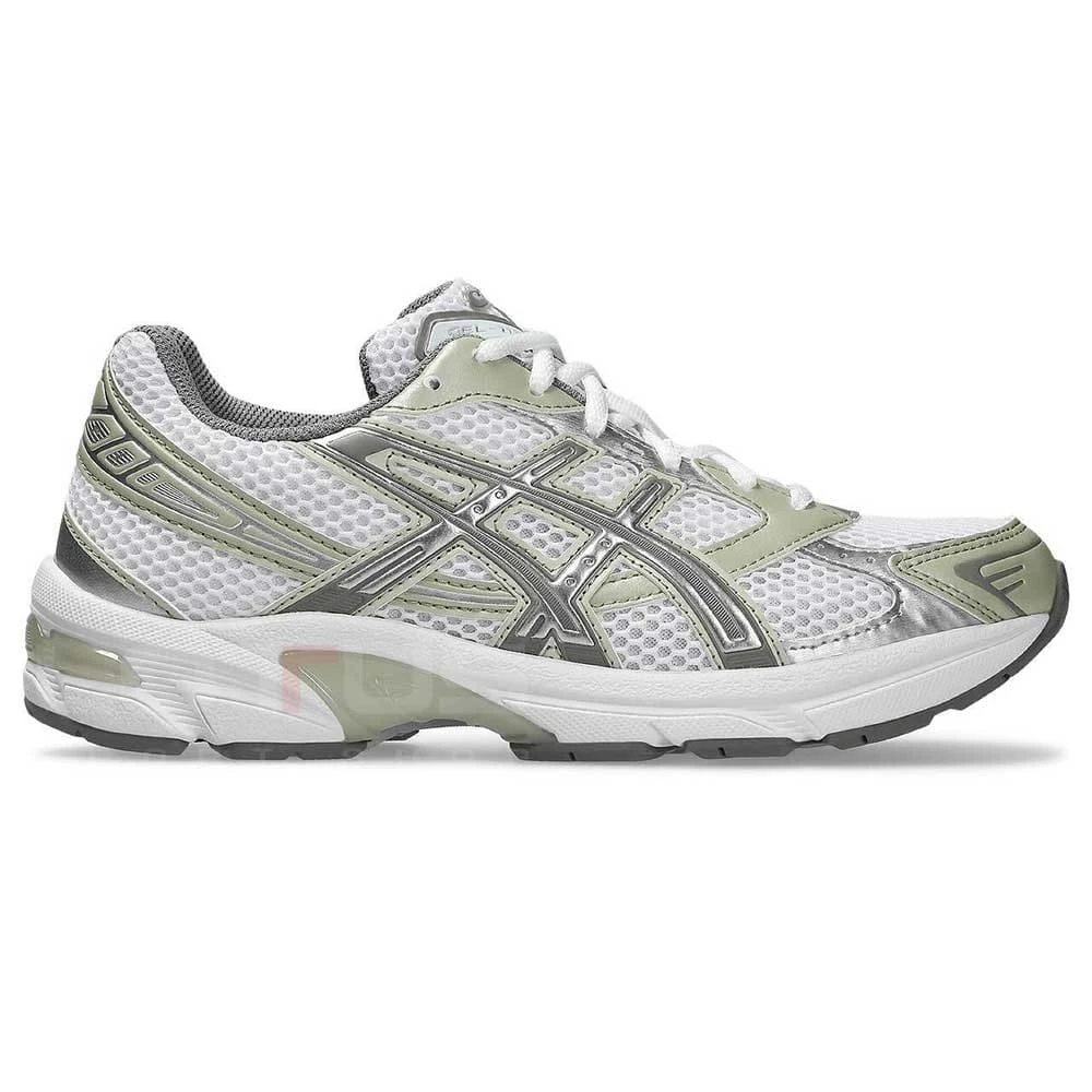 ДАМСКИ МАРАТОНКИ ASICS 1202A164-124 GEL-1130 БЕЛИ/БЛЕДОЗЕЛЕНИ - lotus-sport.bg