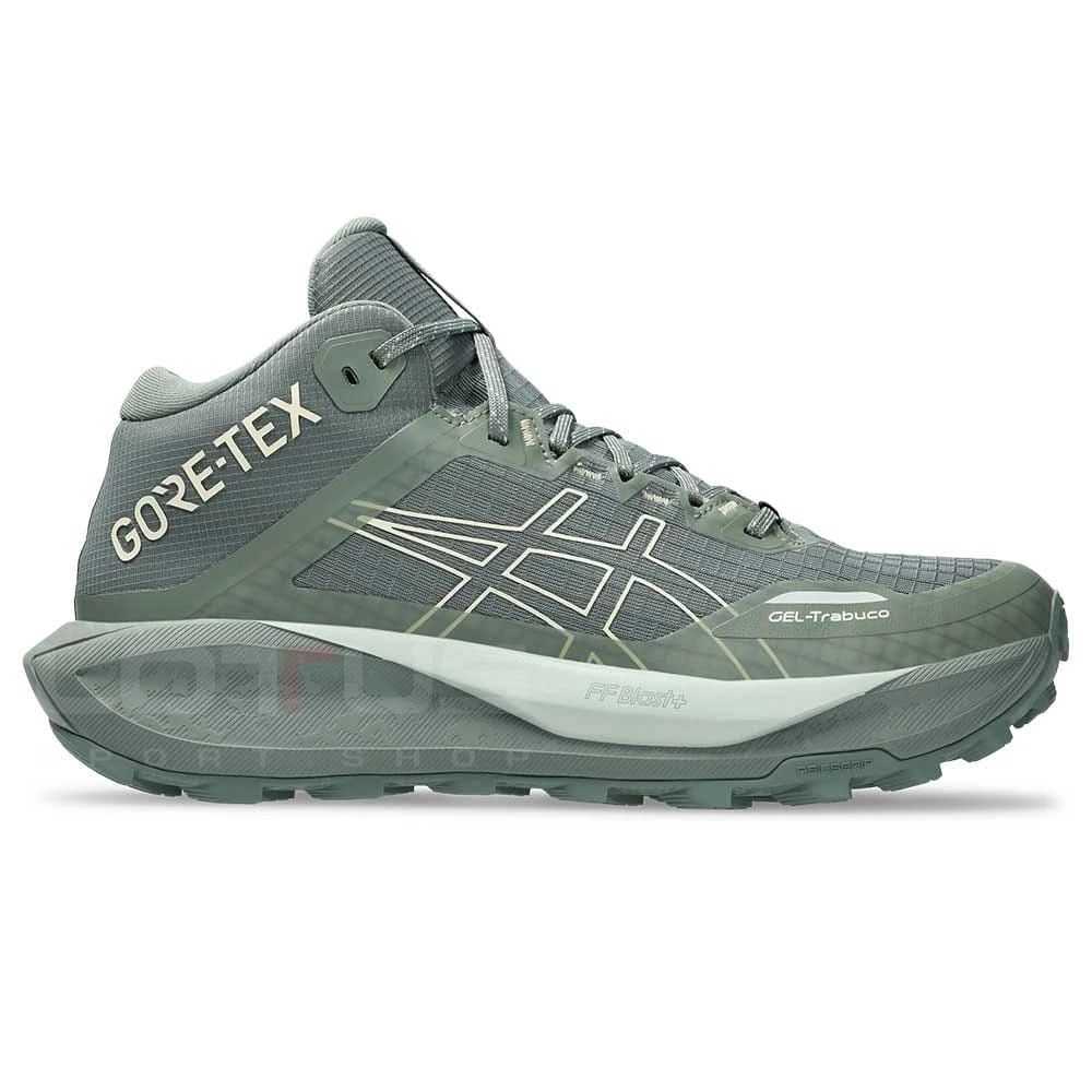 МЪЖКИ ОБУВКИ ASICS 1011C085-400 GEL-TRABUCO MT GTX СИНЬО-ЗЕЛЕНИ - lotus-sport.bg