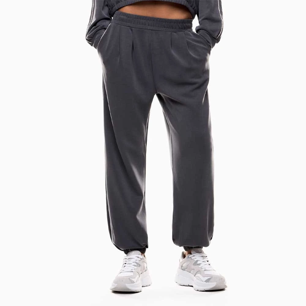ДАМСКО ДОЛНИЩЕ EA7 EMPORIO ARMANI 7W000446-U8117 PRECIOUS PANTS CH ТЪМНОСИВО - lotus-sport.bg