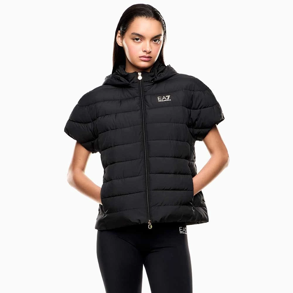 ДАМСКИ ЕЛЕК EA7 EMPORIO ARMANI 7W000477-UC001 CORE LADY ECO DOWN JACKET LIGHT PADDED HO SS ЧЕРЕН - lotus-sport.bg