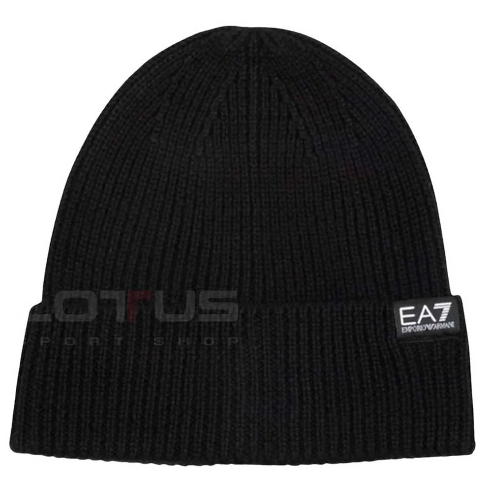 ЗИМНА ШАПКА EA7 EMPORIO ARMANI 7X000312-UC001 MOUNTAIN U CORE BEANIE PC/WO ЧЕРНА - lotus-sport.bg