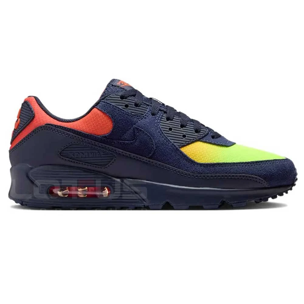 МЪЖКИ МАРАТОНКИ NIKE DM0029-700 AIR MAX 90 ЧЕРНИ/ОРАНЖЕВИ - lotus-sport.bg