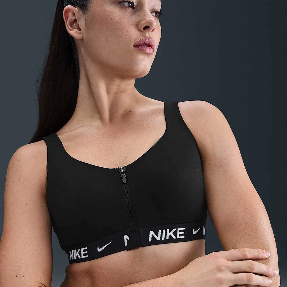 ДАМСКИ СПОРТЕН СУТИЕН NIKE HQ2751-010 INDY HS ZIP BRA ЧЕРЕН - lotus-sport.bg