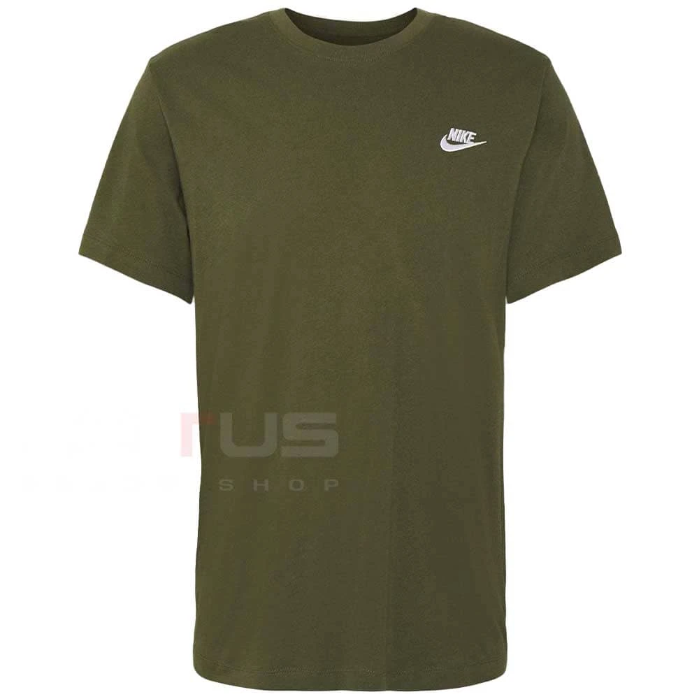 МЪЖКА ТЕНИСКА NIKE AR4997-327 NSW CLUB TEE ТЪМНОЗЕЛЕНА - lotus-sport.bg