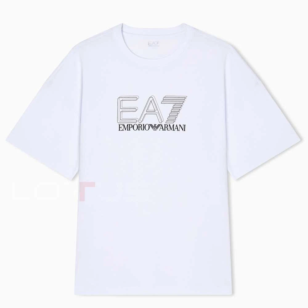 МЪЖКА ТЕНИСКА EA7 EMPORIO ARMANI 7M001309-U0002 VISIBILITY M TEE SS LOOSE БЯЛА - lotus-sport.bg